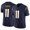 Davalo LA.Chargers #11 Cameron Dicker Player Navy Limited Vapor F.U.S.E. Home Game Stitched Jerseys