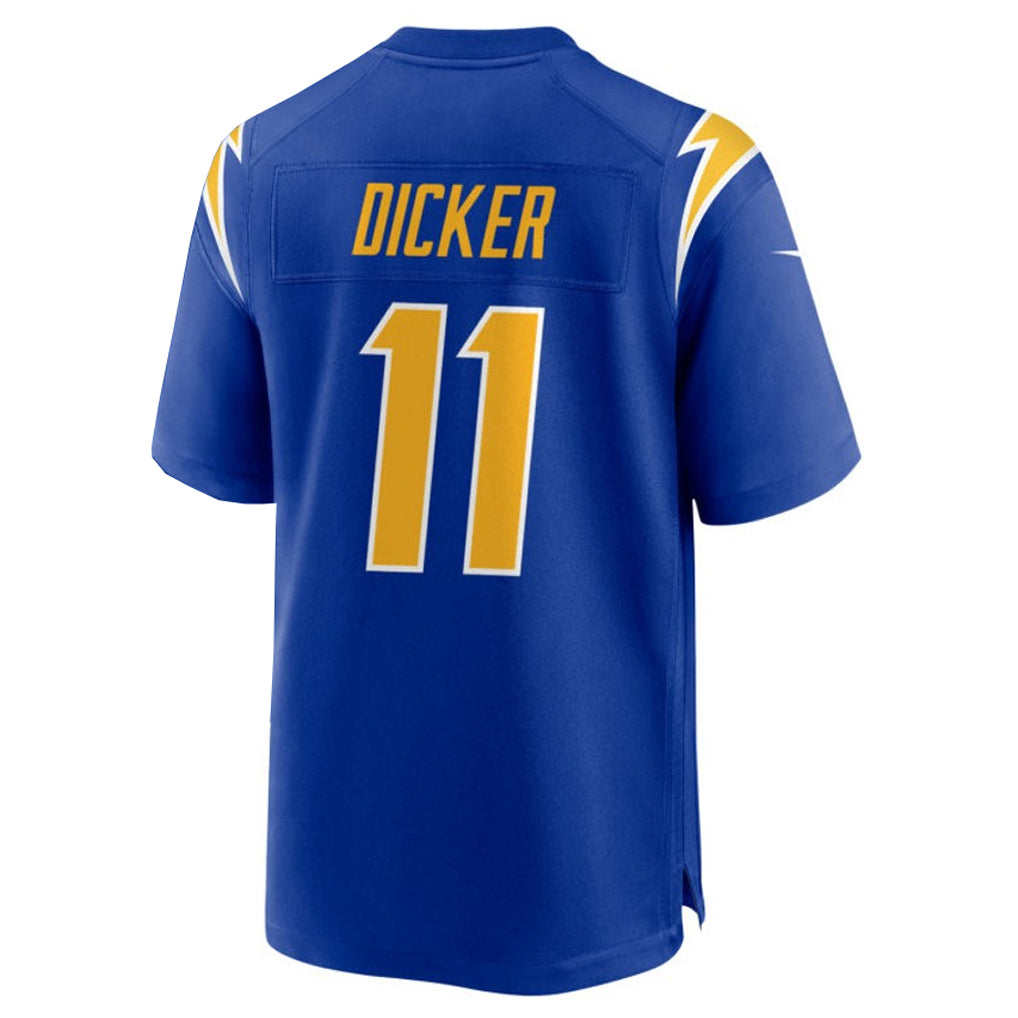 Davalo LA.Chargers #11 Cameron Dicker Player Royal Home Game Stitched Jerseys