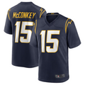 Davalo LA.Chargers #15 Ladd McConkey Navy Game Jersey Stitched Jerseys