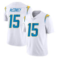 Davalo LA.Chargers #15 Ladd McConkey Player White Limited Vapor Untouchable Home Game Stitched Jerseys