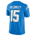 Davalo LA.Chargers #15 Ladd McConkey Powder Blue Team Vapor F.U.S.E. Limited Stitched Jerseys
