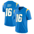 Davalo LA.Chargers #16 J.K. Scott Player Blue Limited Vapor Untouchable Home Game Stitched Jerseys