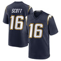 Davalo LA.Chargers #16 J.K. Scott Player Navy Alternate Home Game Stitched Jerseys