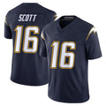 Davalo LA.Chargers #16 J.K. Scott Player Navy Vapor F.U.S.E. Limited Home Game Stitched Jerseys