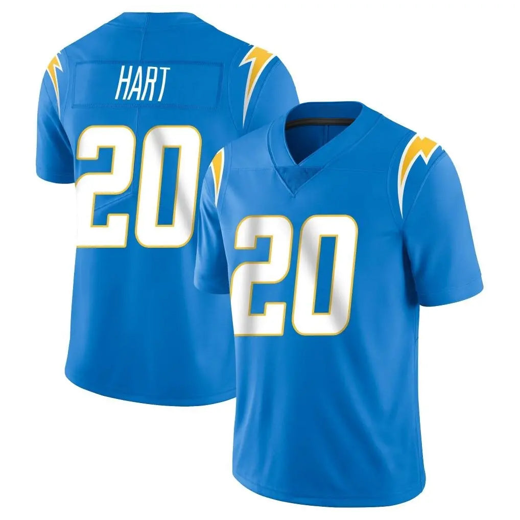 Davalo LA.Chargers #20 Cam Hart Player Blue Limited Vapor Untouchable Home Game Stitched Jerseys