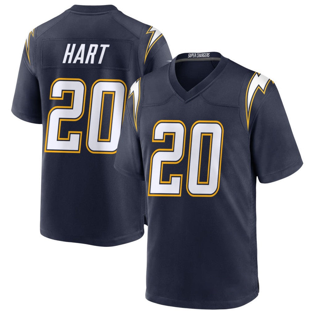Davalo LA.Chargers #20 Cam Hart Player Navy Alternate Home Game Stitched Jerseys