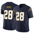 Davalo LA.Chargers #28 Kimani Vidal Player Navy Limited Vapor F.U.S.E. Home Game Stitched Jerseys