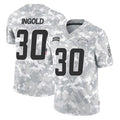 Davalo LA.Chargers #30 Alec Ingold Player Arctic Camo Salute To Service Limited Game Stitched Jerseys