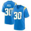 Davalo LA.Chargers #30 Alec Ingold Player Blue Home Game Stitched Jerseys