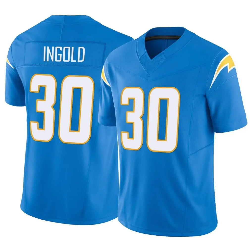 Davalo LA.Chargers #30 Alec Ingold Player Blue Limited Vapor F.U.S.E. Home Game Stitched Jerseys