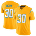 Davalo LA.Chargers #30 Alec Ingold Player Gold Limited Vapor F.U.S.E. Home Game Stitched Jerseys