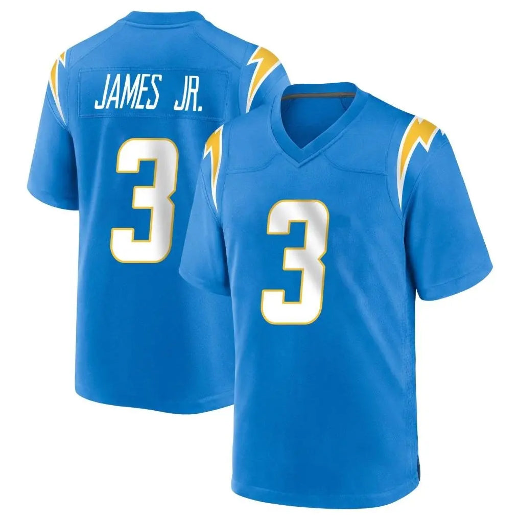 Davalo LA.Chargers #3 Derwin James Jr. Player Blue Home Game Stitched Jerseys