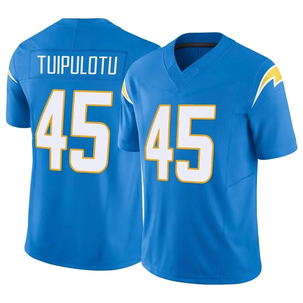 Davalo LA.Chargers #45 Tuli Tuipulotu Player Blue Limited Vapor F.U.S.E. Home Game Stitched Jerseys