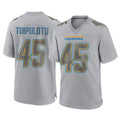 Davalo LA.Chargers #45 Tuli Tuipulotu Player Gray Atmosphere Fashion Home Game Stitched Jerseys