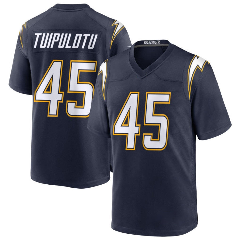 Davalo LA.Chargers #45 Tuli Tuipulotu Player Navy Alternate Home Game Stitched Jerseys