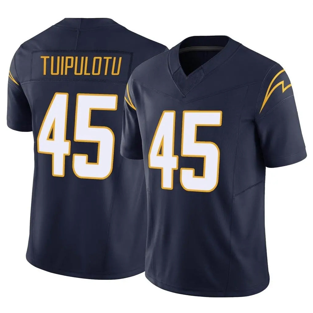 Davalo LA.Chargers #45 Tuli Tuipulotu Player Navy Limited Vapor F.U.S.E. Home Game Stitched Jerseys