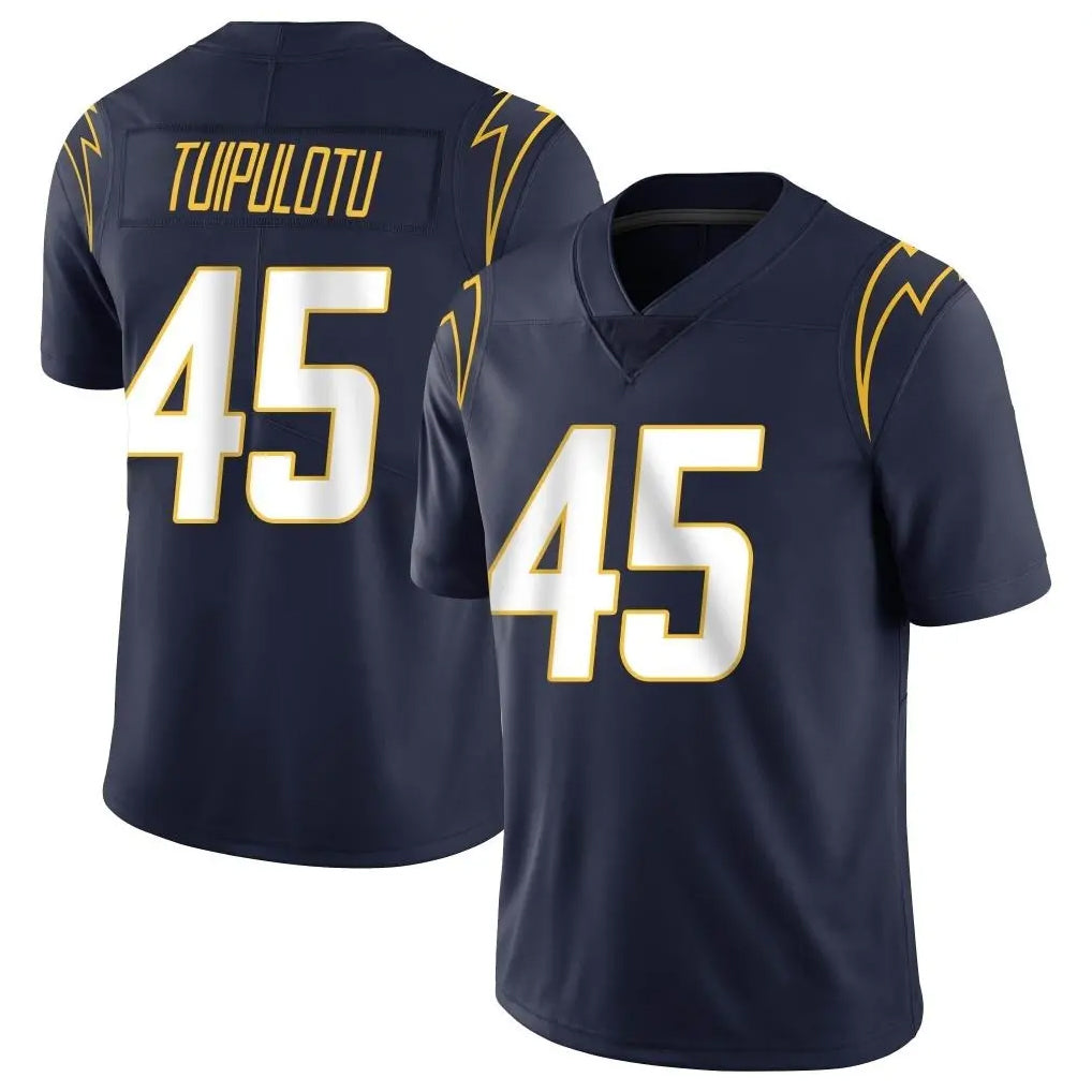 Davalo LA.Chargers #45 Tuli Tuipulotu Player Navy Limited Vapor Untouchable Home Game Stitched Jerseys
