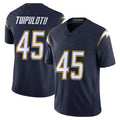 Davalo LA.Chargers #45 Tuli Tuipulotu Player Navy Vapor F.U.S.E. Limited Home Game Stitched Jerseys