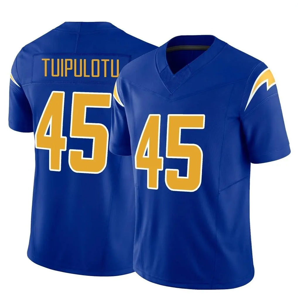Davalo LA.Chargers #45 Tuli Tuipulotu Player Royal Limited Vapor F.U.S.E. Home Game Stitched Jerseys