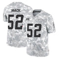 Davalo LA.Chargers #52 Khalil Mack Player Arctic Camo Salute To Service Limited Game Stitched Jerseys