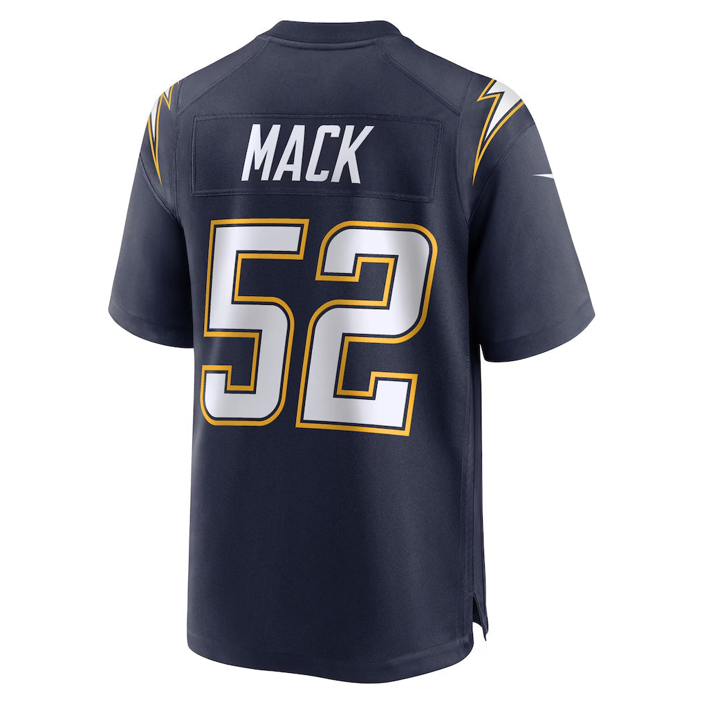Davalo LA.Chargers #52 Khalil Mack Player Navy Alternate Game Stitched Jerseys