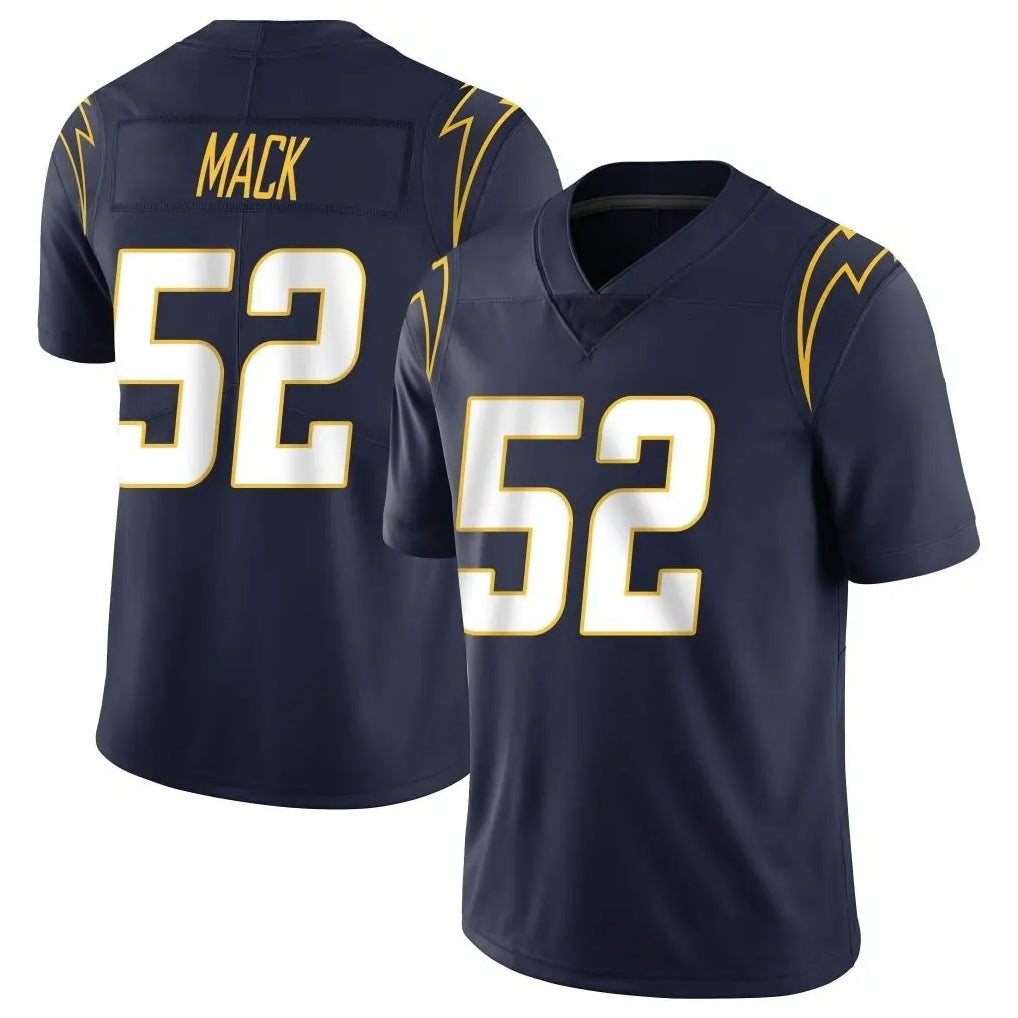 Davalo LA.Chargers #52 Khalil Mack Player Navy Limited Vapor Untouchable Home Game Stitched Jerseys