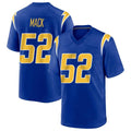 Davalo LA.Chargers #52 Khalil Mack Player Royal Home Game Stitched Jerseys