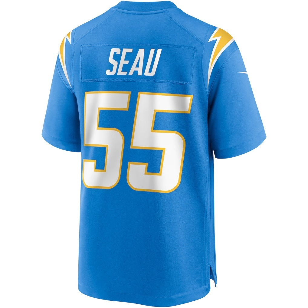 Davalo LA.Chargers #55 Junior Seau Powder Blue Game Retired Player Stitched Jerseys