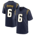 Davalo LA.Chargers #6 Denzel Perryman Player Navy Home Game Stitched Jerseys