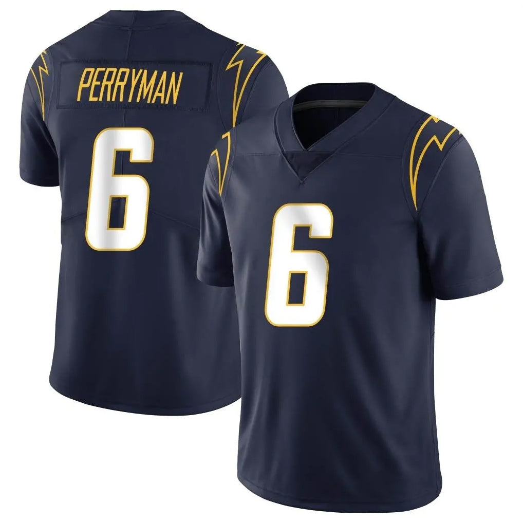 Davalo LA.Chargers #6 Denzel Perryman Player Navy Limited Vapor Untouchable Home Game Stitched Jerseys