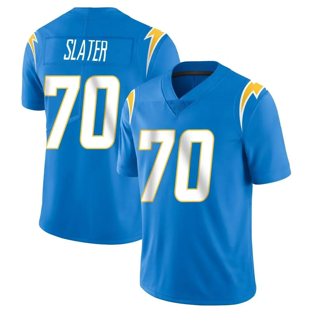 Davalo LA.Chargers #70 Rashawn Slater Player Blue Limited Vapor Untouchable Home Game Stitched Jerseys