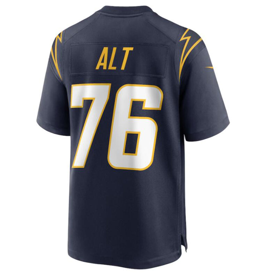 Davalo LA.Chargers #76 Joe Alt Navy 2024 Draft First Round Pick Player Game Jersey American Stitched Jerseys
