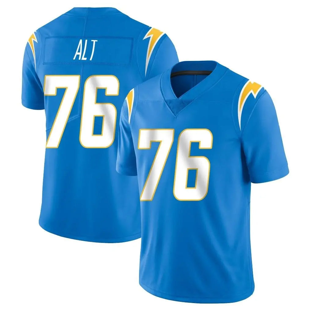 Davalo LA.Chargers #76 Joe Alt Player Blue Limited Vapor Untouchable Home Game Stitched Jerseys