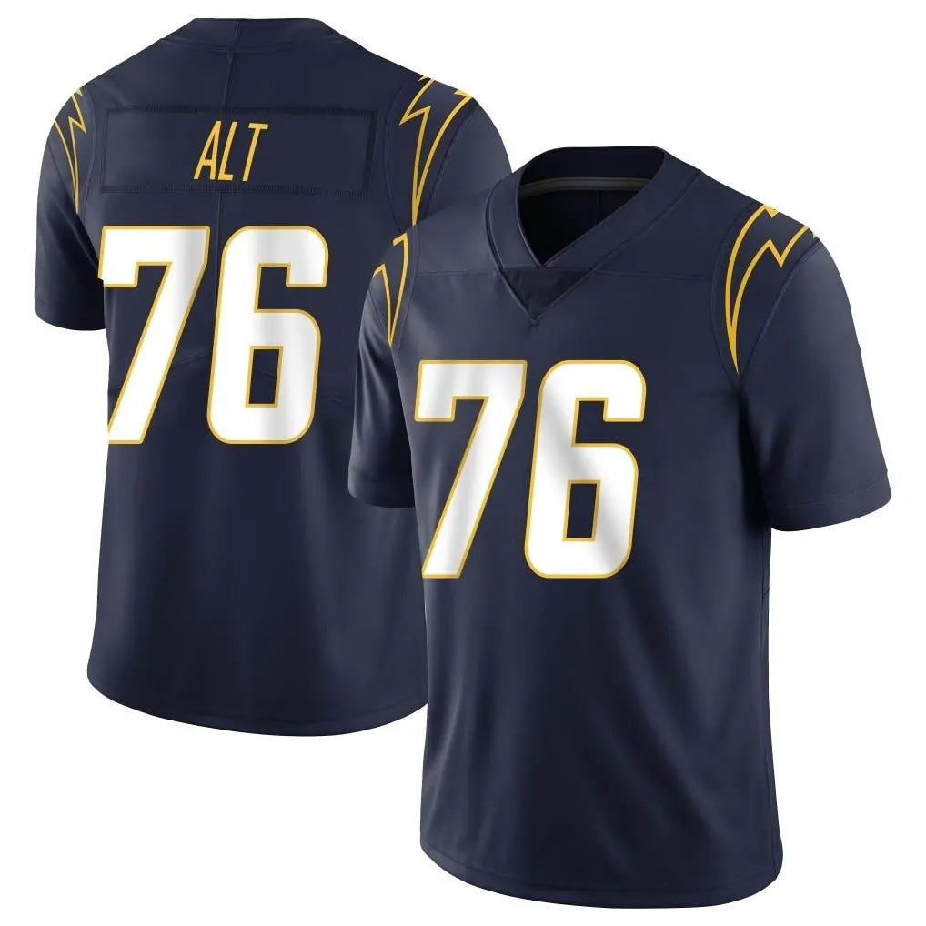 Davalo LA.Chargers #76 Joe Alt Player Navy Limited Vapor Untouchable Home Game Stitched Jerseys
