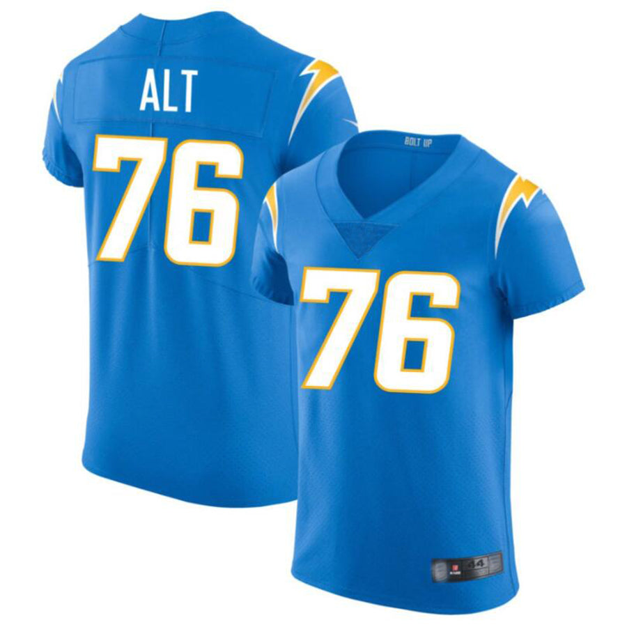 Davalo LA.Chargers #76 Joe Alt Powder Blue Vapor Elite Player Jersey American Stitched Jersey