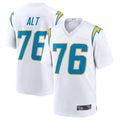 Davalo LA.Chargers #76 Joe Alt White 2024 Draft First Round Pick Player Game Jersey American Stitched Jerseys