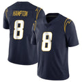 Davalo LA.Chargers #8 Omarion Hampton Player Navy Limited Vapor Untouchable Home Game Stitched Jerseys