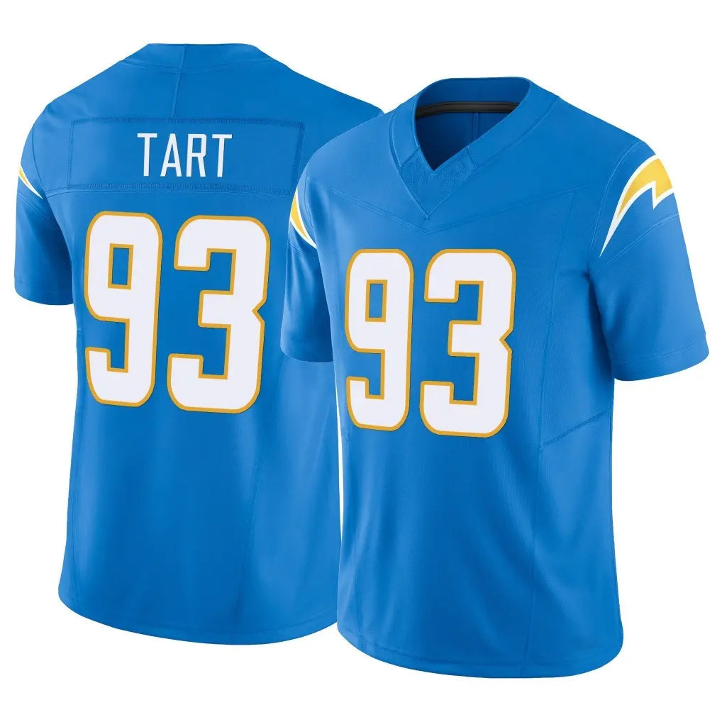 Davalo LA.Chargers #93 Teair Tart Player Blue Limited Vapor F.U.S.E. Home Game Stitched Jerseys