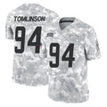Davalo LA.Chargers #94 Dalvin Tomlinson Player Arctic Camo Salute To Service Limited Game Stitched Jerseys