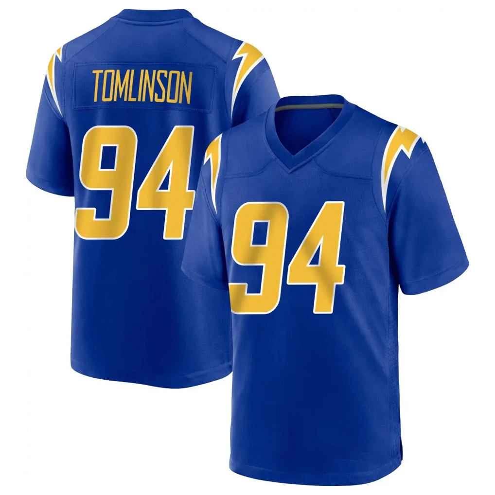 Davalo LA.Chargers #94 Dalvin Tomlinson Player Royal Home Game Stitched Jerseys