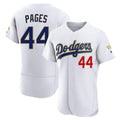 Davalo LA.Dodgers #44 Andy Pages Player Gold White 2026 Collection Stadium Limited Elite Stitched Jerseys