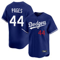Davalo LA.Dodgers #44 Andy Pages Player Royal Limited Home Stitched Jerseys