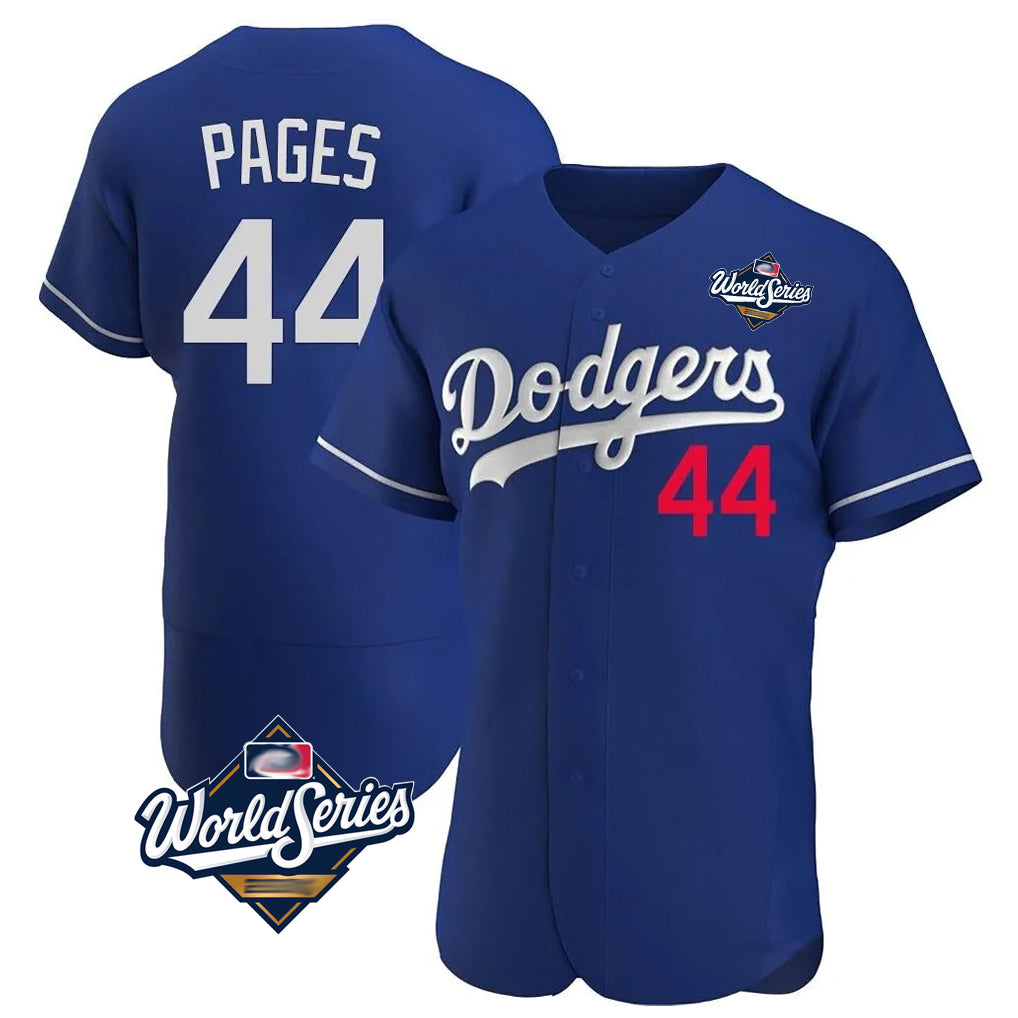 Davalo LA.Dodgers #44 Andy Pages Player Royal World Series Limited Elite Home Stitched Jerseys