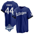 Davalo LA.Dodgers #44 Andy Pages Player Royal World Series Meet City Connect Home Game Stitched Jerseys