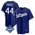 Davalo LA.Dodgers #44 Andy Pages Player Royal World Series Meet Game Stitched Jerseys