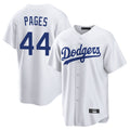 Davalo LA.Dodgers #44 Andy Pages Player White Game Home Stitched Jerseys