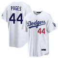 Davalo LA.Dodgers #44 Andy Pages Player White Home Game Stitched Jerseys