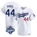 Davalo LA.Dodgers #44 Andy Pages Player White World Series Meet Limited Home Stitched Jerseys
