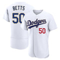 Davalo LA.Dodgers #50 Mookie Betts Player Gold White 2026 Collection Stadium Limited Elite Stitched Jerseys