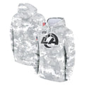 Davalo LA.Rams Arctic Camo Salute to Service Hoodies Limited Game Blank Player Stitched Jerseys